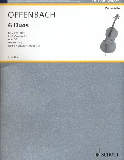 Offenbach, J.: Six Duos, Op.50, Vol.1, Nos. 1-3 (2 Cellos)