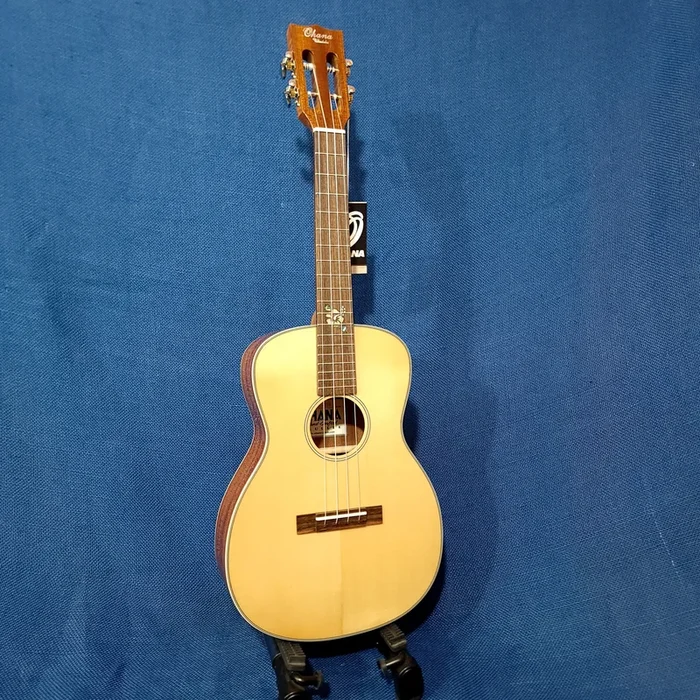 Ohana Baritone Body / Tenor Neck BKT-70 Solid Spruce Top / Laminate Mahogany Ukulele h618