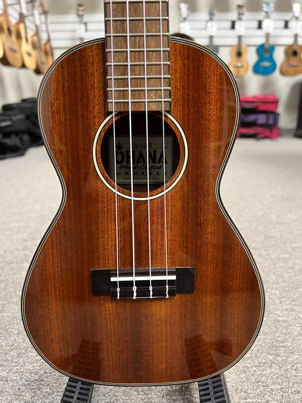 Ohana CK-35G Solid Mahogany Concert Ukulele