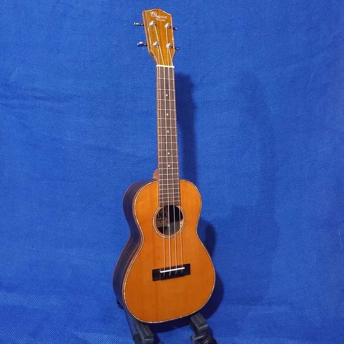 Ohana Concert CK-50G Blem All Solid Cedar / Rosewood Ukulele -447
