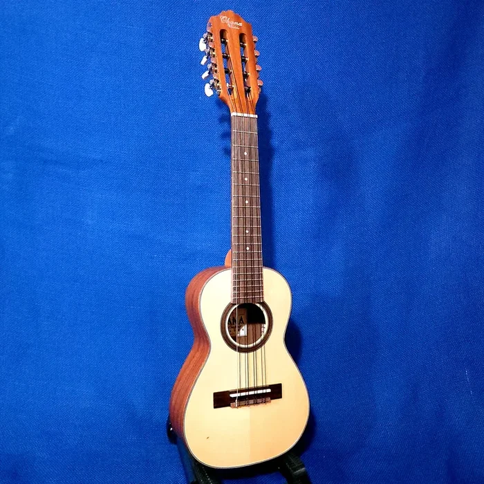 Ohana Concert Taropatch 8 String CK-70-8 All Solid Spruce/ Mahogany Ukulele s597