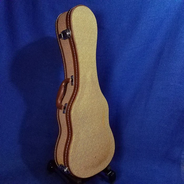 Ohana Concert Ukulele Hard Case Tweed Pattern UCTV-24