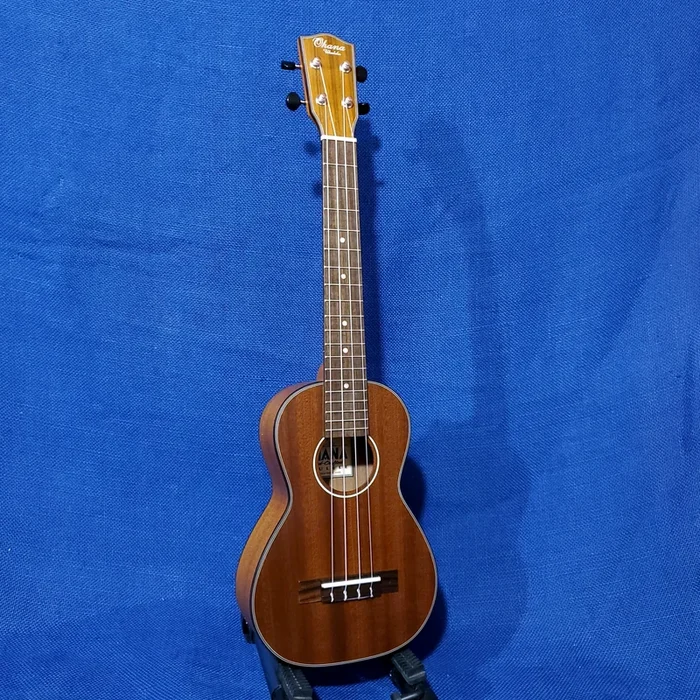 Ohana Super Concert Long Neck CK-35L All Solid Mahogany Matte Ukulele -884