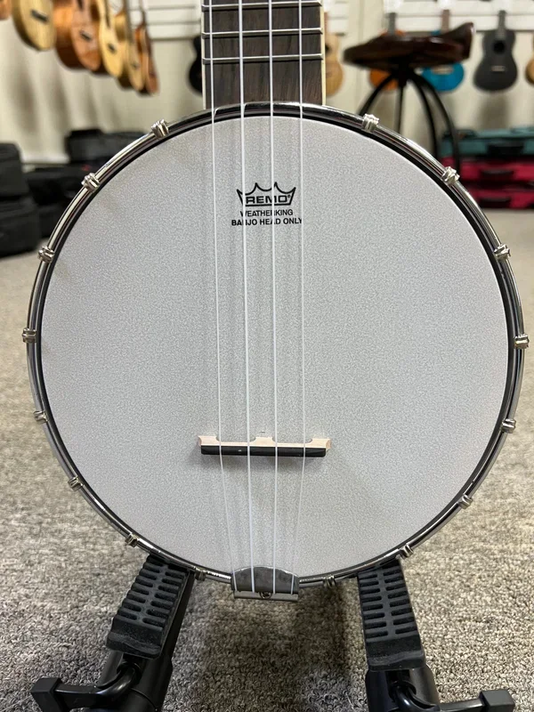 OHANA TK-120BUC Tenor Banjolele – Banjo Ukulele – Closed Back