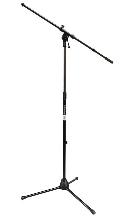 On-Stage MS7701B Euro Mic Stand with Tripod Base and Boom – Black