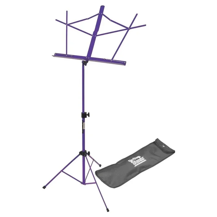 On-Stage SM7122PB Compact Sheet Music Stand with Bag, Purple
