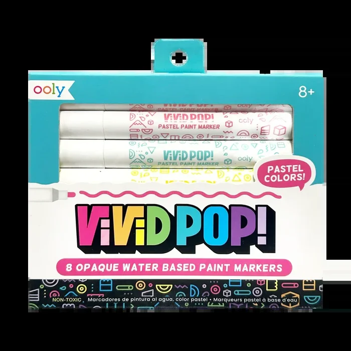 Ooly vivid pop water based paint markers pastel