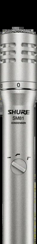 Open Box Shure SM81-LC Cardioid Condenser w/10dB Attenuator
