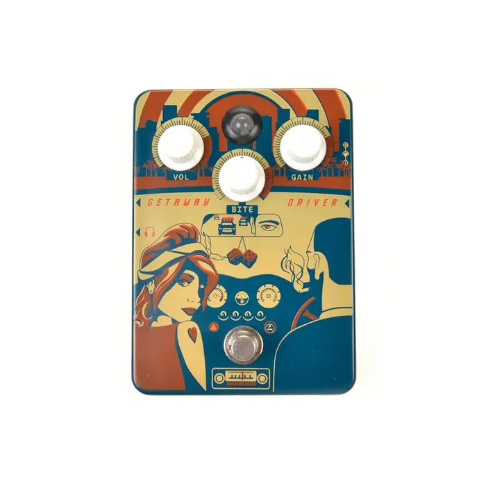 Orange Getaway Driver Overdrive Pedal