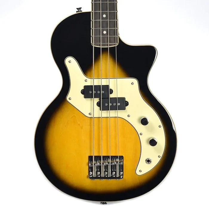 Orange O-Bass Sunburst