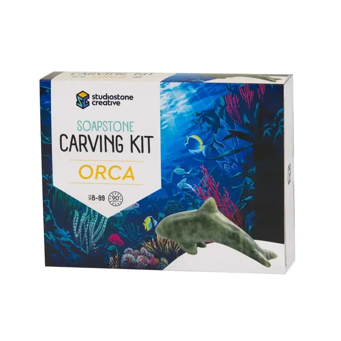 orca soapstone carving kit