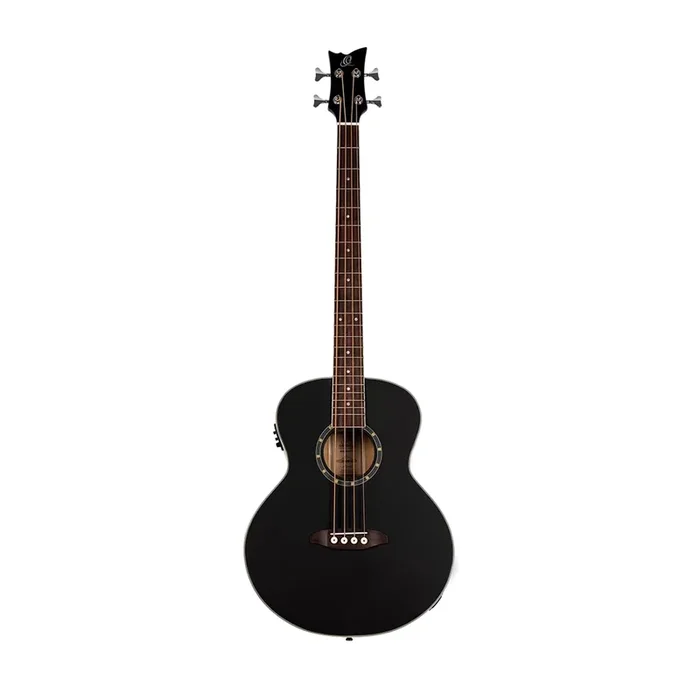 Ortega Guitars D7e-Sbk-4 Deep Series Medium Scale A/E Bass