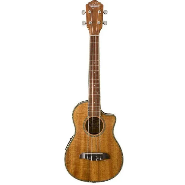 Oscar Schmidt OU6LCE Hawaiian Koa Acoustic-Electric Tenor Ukulele