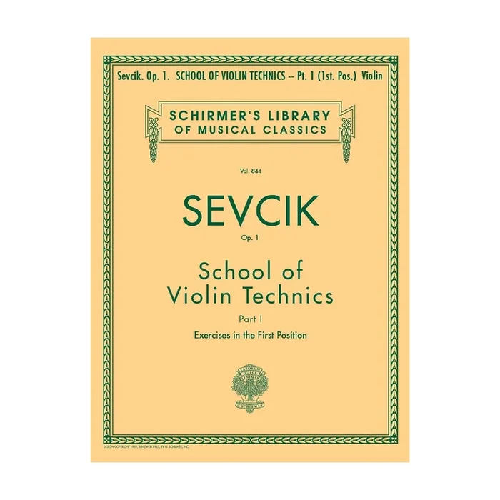 Otakar Sevcik School of Violin Technics, Op. 1 – Book 1