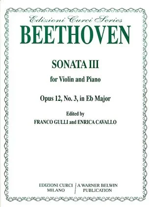 *OUT OF PRINT* Beethoven, L.van (Gulli): Sonata Op.12#3 in Eb major (violin & piano)