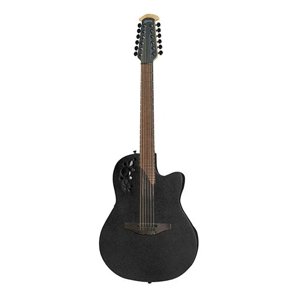 Ovation 2078TX-5 Cutaway Electro Acoustic Guitar – Black