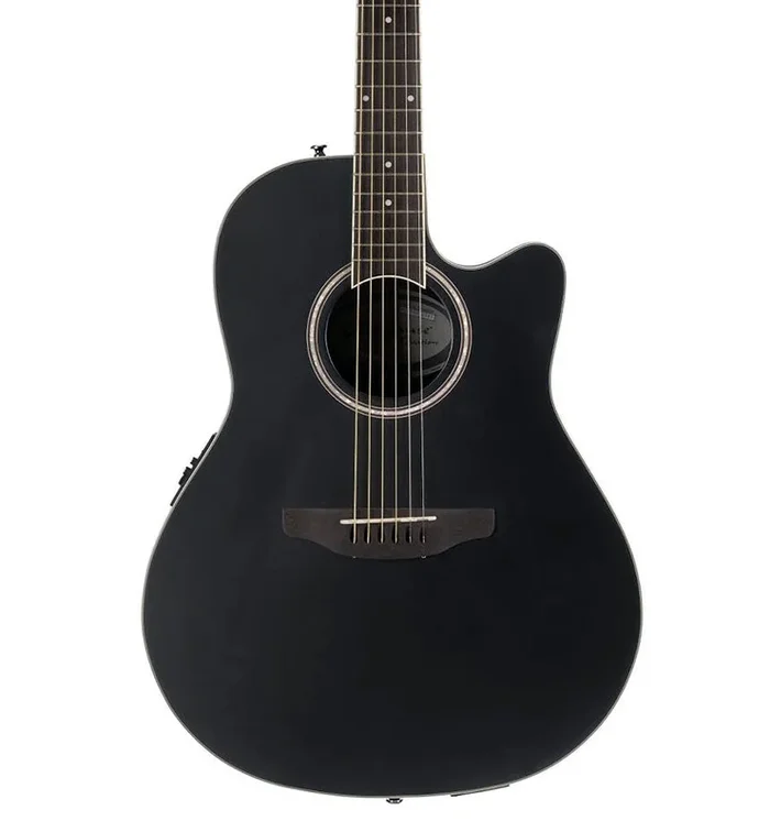 Ovation AB28-5S Standard Shallow Black Satin Acoustic Electric Guitar