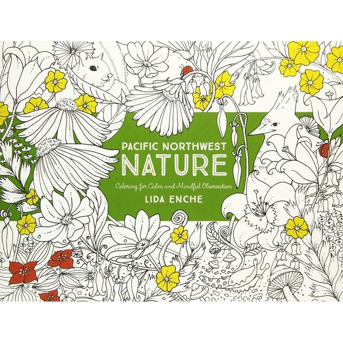 pacific northwest nature colouring
