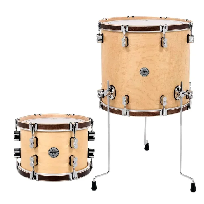 Pacific PDP 13/16 Concept Maple Classic Tom Pack Natural w/Tobacco Hoops