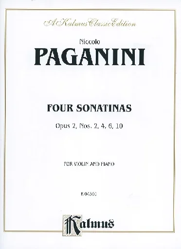 Paganini (Kreisler): 4 Sonatinas Op.2 (violin & piano)