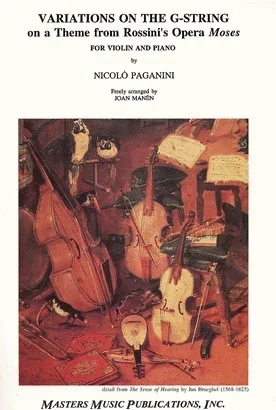 Paganini, Niccolo : Moses Variations (violin & piano)
