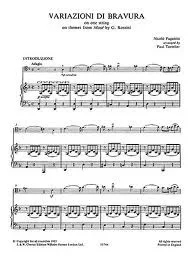 Paganini, Niccolo: Xerox! Variazioni on Rossini’s ”Moses” (cello & piano)