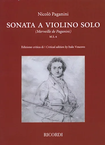 Paganini (Vescovo): Sonata a Violino Solo (violin)