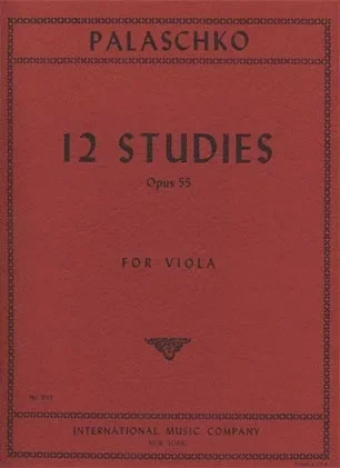 Palaschko: Twelve Studies Op.55 (viola)