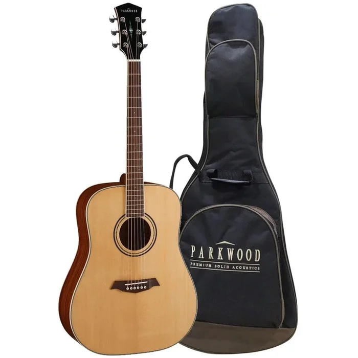 Parkwood S61 Dreadnought Acoustic Guitar with Gigbag
