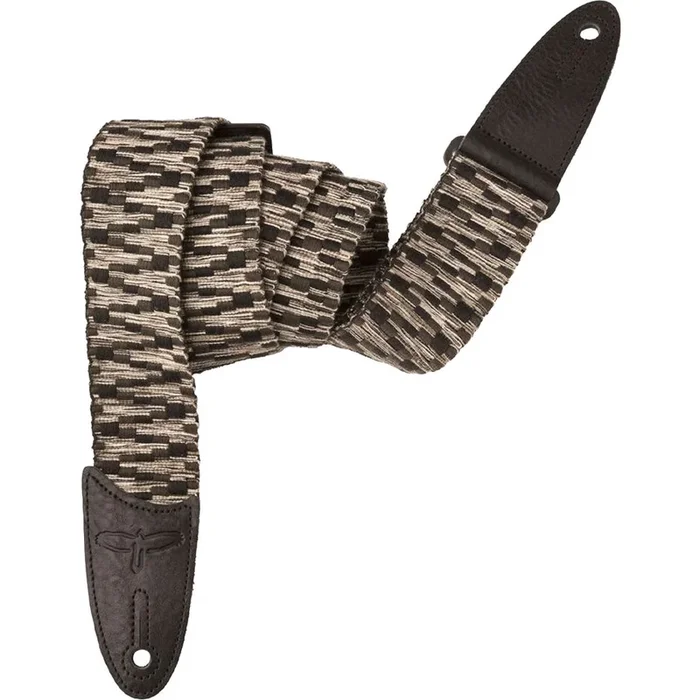 Paul Reed Smith Guitars 2″ Woven Cotton Guitar Strap – Black and Gray