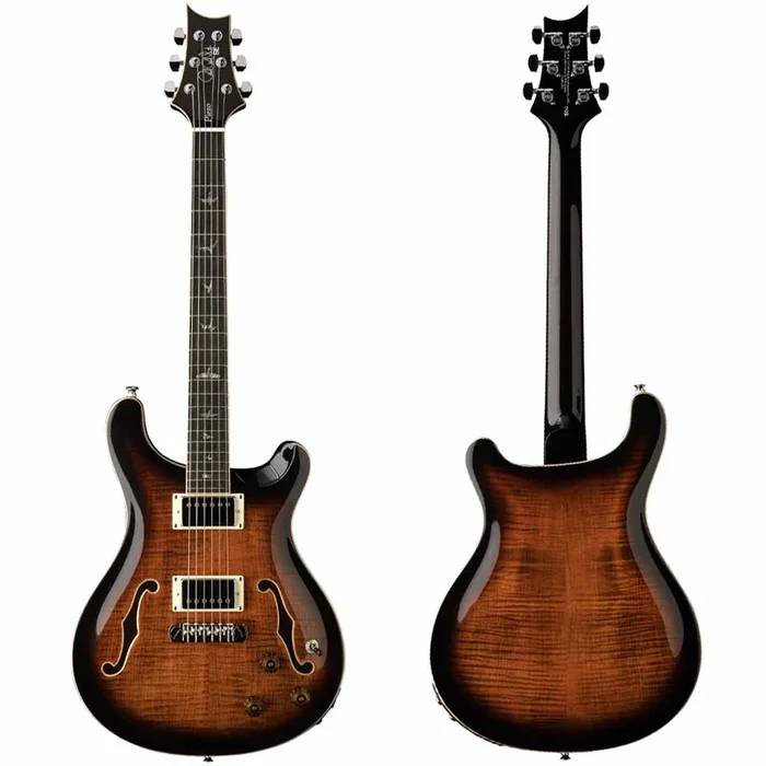Paul Reed Smith SE Hollowbody II Piezo Electric Guitar – Orange Tiger Smokeburst