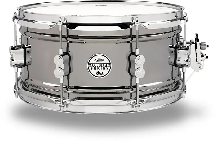 PDP by DW Concept Series Black Nickel Over Steel Snare Drum 13×6.5 Inch