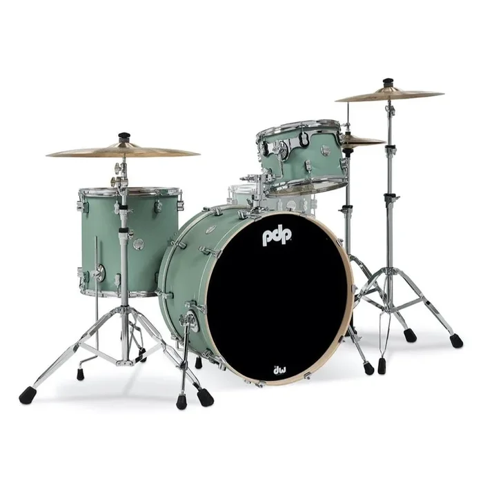 PDP Concept Maple 3pc Rock Drum Set Satin Seafoam