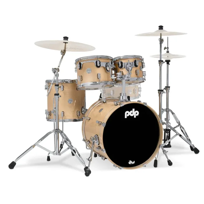 PDP Concept Maple Classic 4-piece Shell Pack with 20 inch Kick – Natural Lacquer
