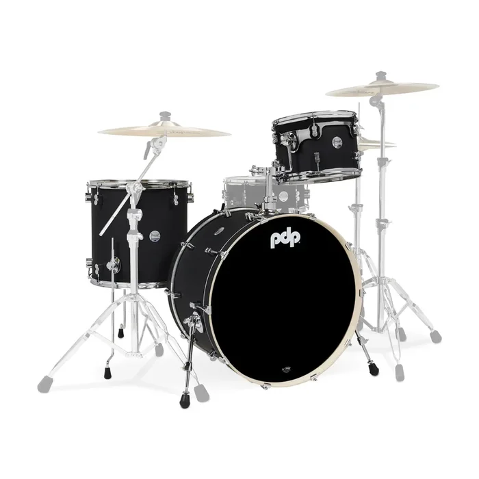 PDP Concept Maple Rock 3-Piece Shell Pack – Satin Black