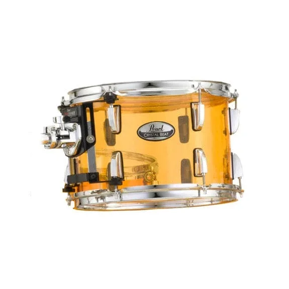 Pearl Crystal Beat Acrylic Tom Tom 12×8 Tangerine Glass