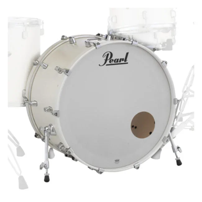Pearl Decade Maple Bass Drum 24×14 White Satin Pearl