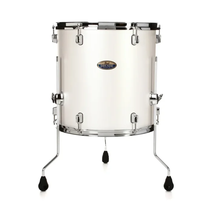 Pearl Decade Maple Floor Tom 16X16″ White Satin Pearl