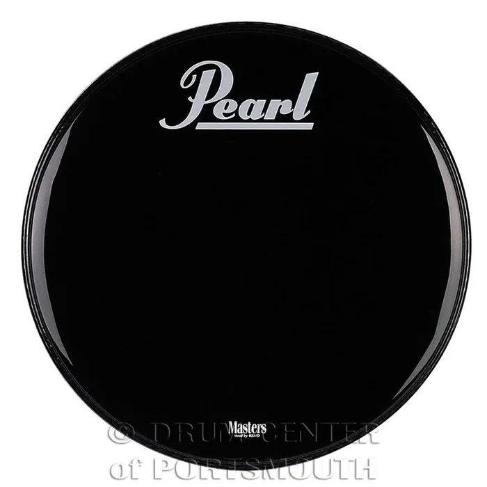 Pearl Ebony Bass Drum Logo Head 20″