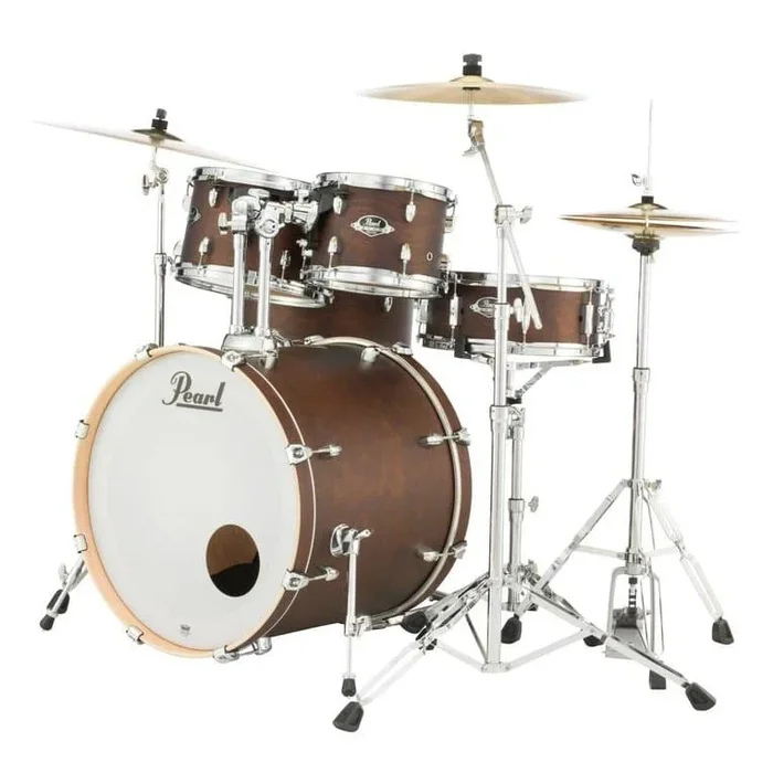 Pearl Export Lacquer Bass Drum 20×16 (w/Mount) Satin Brown