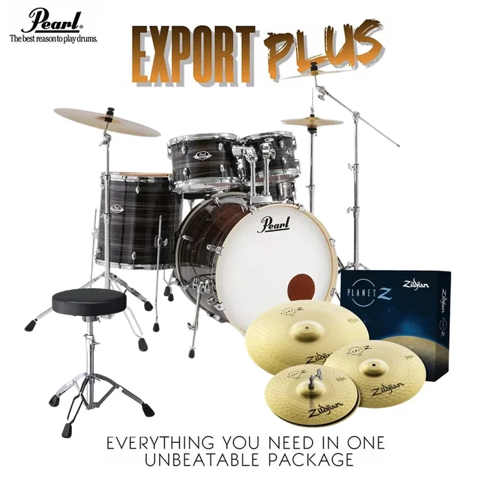 Pearl EXX Export Plus 22″ Fusion Plus Kit Package – Amethyst Twist