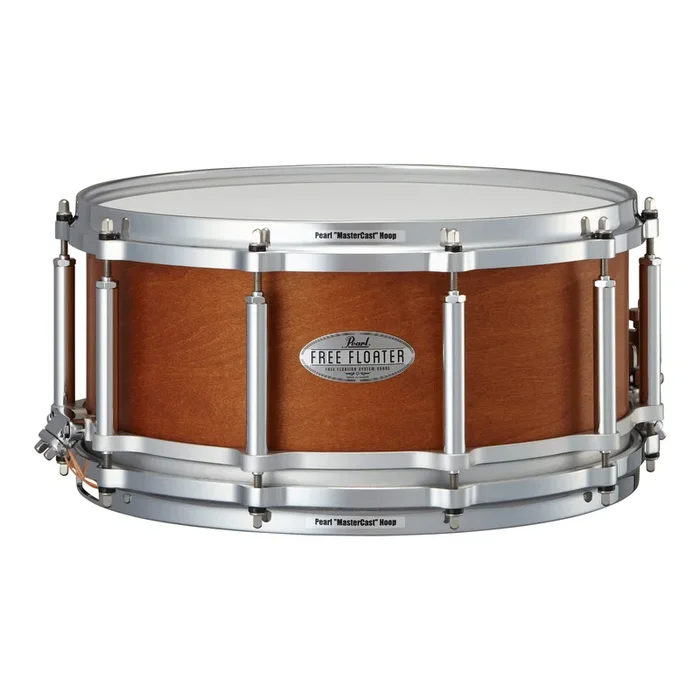 Pearl Free Floating 6.5×14″ Maple/Mahogany Snare Drum