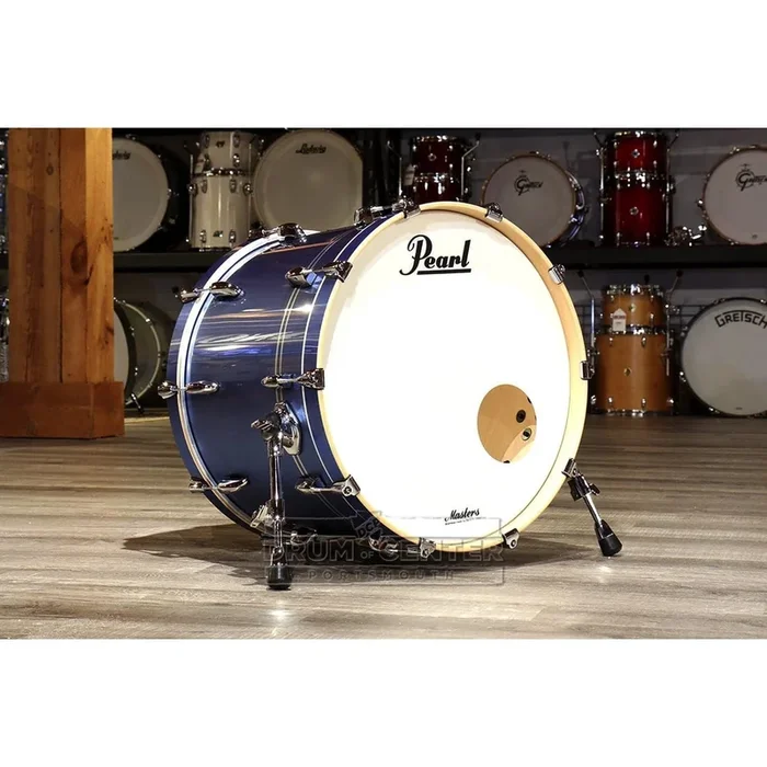 Pearl Masters Maple Complete 20×14 Bass Drum Light Blue Metallic