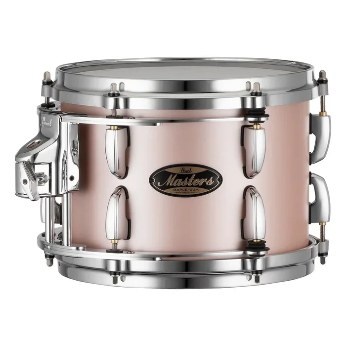 Pearl Masters Maple/Gum Tom 10×7 w/L-Bracket R2 Mount Satin Rose Gold