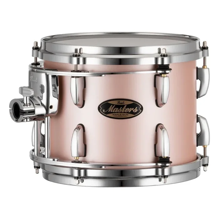 Pearl Masters Maple/Gum Tom 10×8 w/Standard R2 Mount Satin Rose Gold