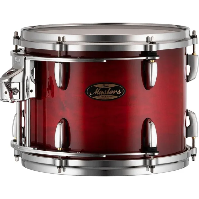 Pearl Masters Maple/Gum Tom 12×9 w/L-Bracket R2 Mount Deep Redburst