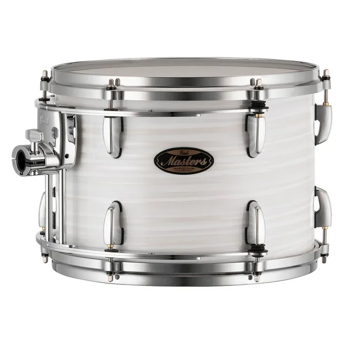Pearl Masters Maple/Gum Tom 13×9 w/Standard R2 Mount White Ice Swirl