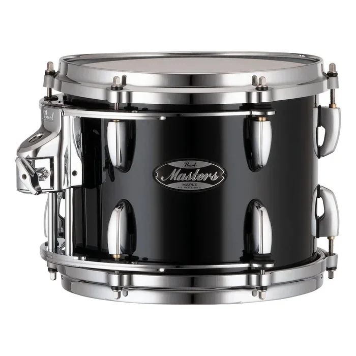 Pearl Masters Maple MM6 Tom 10×8 w/L-Bracket R2 Mount Piano Black