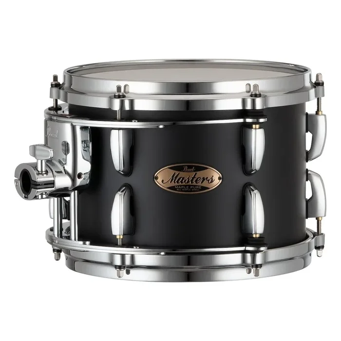 Pearl Masters Maple Pure Tom 10×7 w/Standard R2 Mount Matte Black