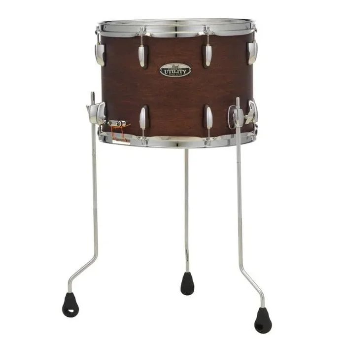 Pearl Modern Utility 14″x10″ Floor Snare in Satin Brown